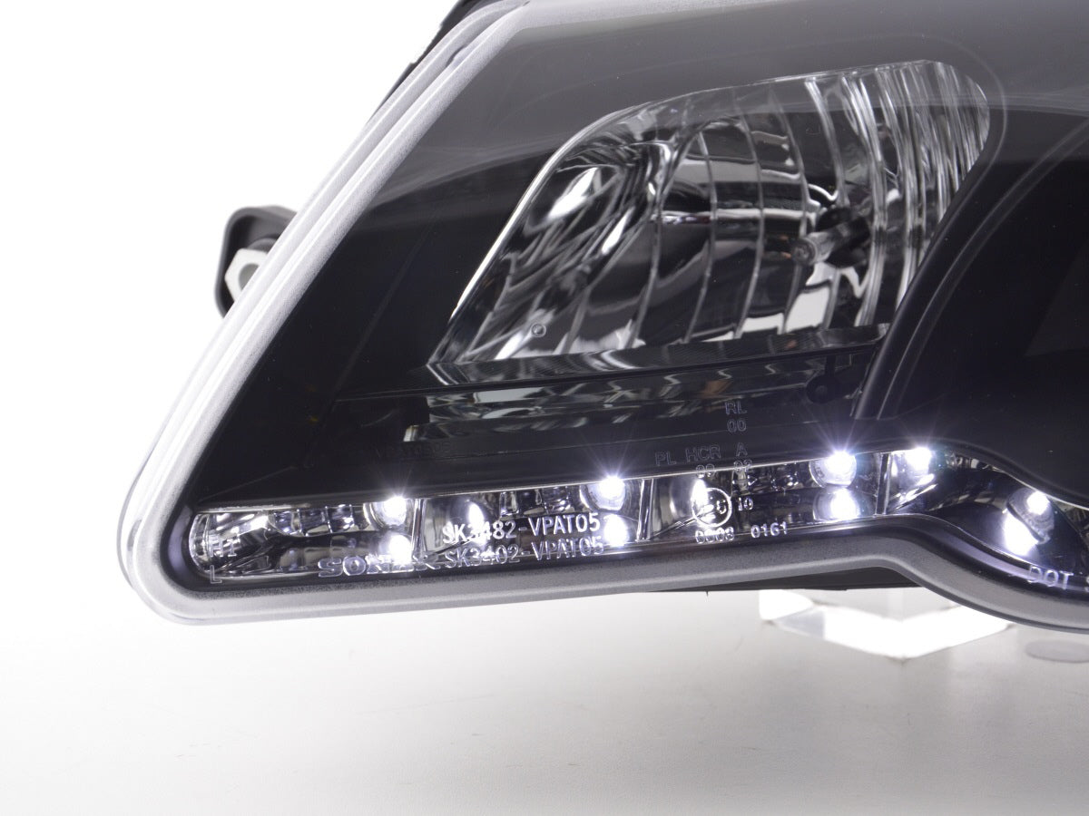 Scheinwerfer Set Daylight LED TFL-Optik VW Passat Typ 3C 05- schwarz für Rechtslenker Scheinwerfer Set Daylight LED TFL-Optik VW Passat Typ 3C 05- schwarz für Rechtslenker